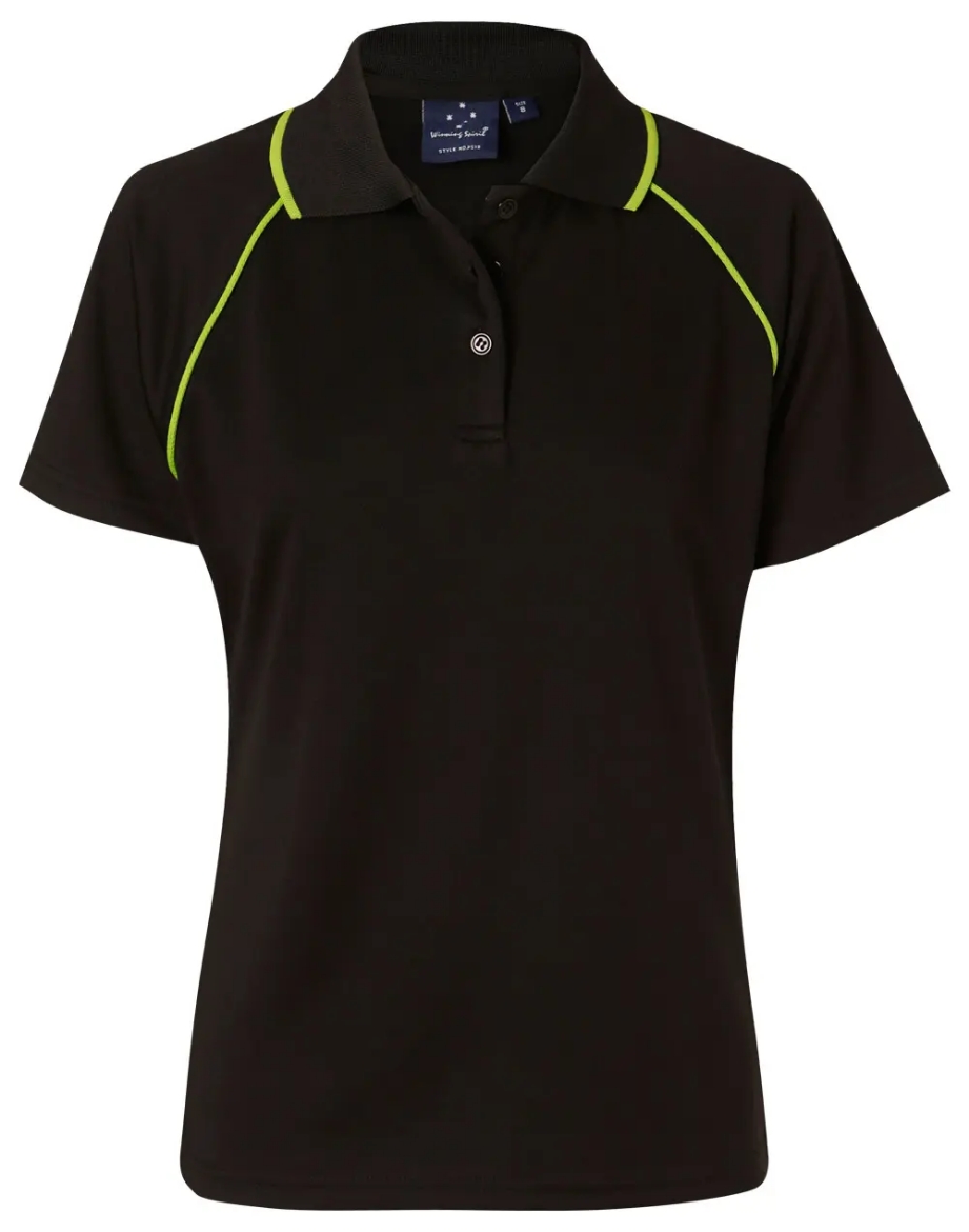 Picture of Winning Spirit, Ladies Cooldry Raglan S/S Polo